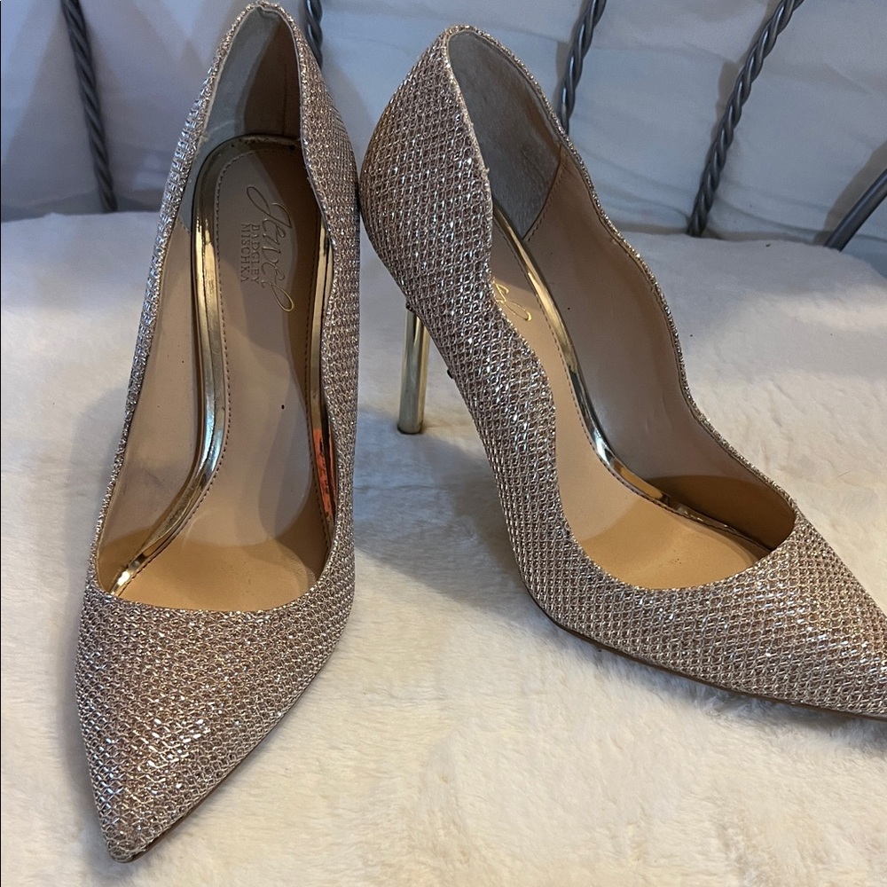 Jewel Badgley Mischka Stunning Glittering Gold